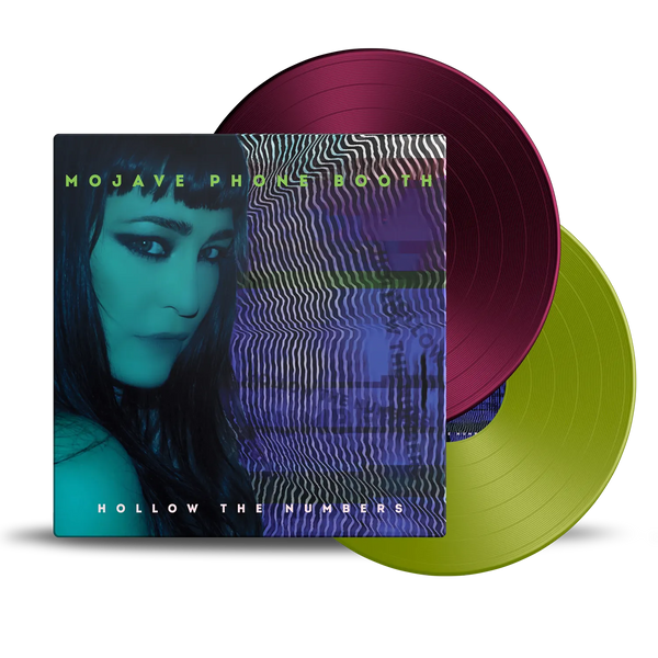 Mojave Phone Booth - Hollow The Numbers album cover featuring psychedelic art-rock design